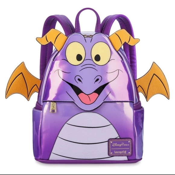 Loungefly Handbags - Disney Parks Loungefly Backpack EPCOT Figment Cosplay Purple Mini Backpack